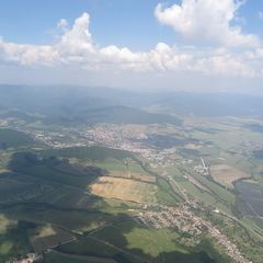 Flugwegposition um 12:06:07: Aufgenommen in der Nähe von Okres Rožňava, Slowakei in 1605 Meter